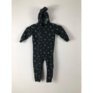 Koala kik Skeleton One Piece Jumpsuit Size 12/28 M Hoodie Long Sleeves